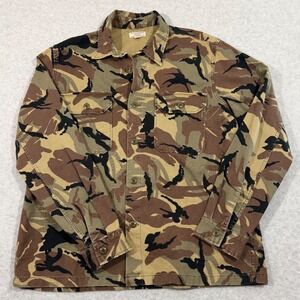 Wallace‎ & Barnes by J. Crew Camouflage Duck Shacket Shirt Jacket Men Large